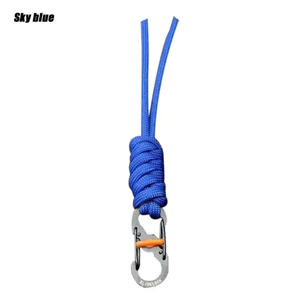 1PC Anti-Theft 8-Figure Umbrella Rope Hand-Woven Keychain Outdoor Wrist Camera Lanyard Anti-Loss Key Rope ID Belt