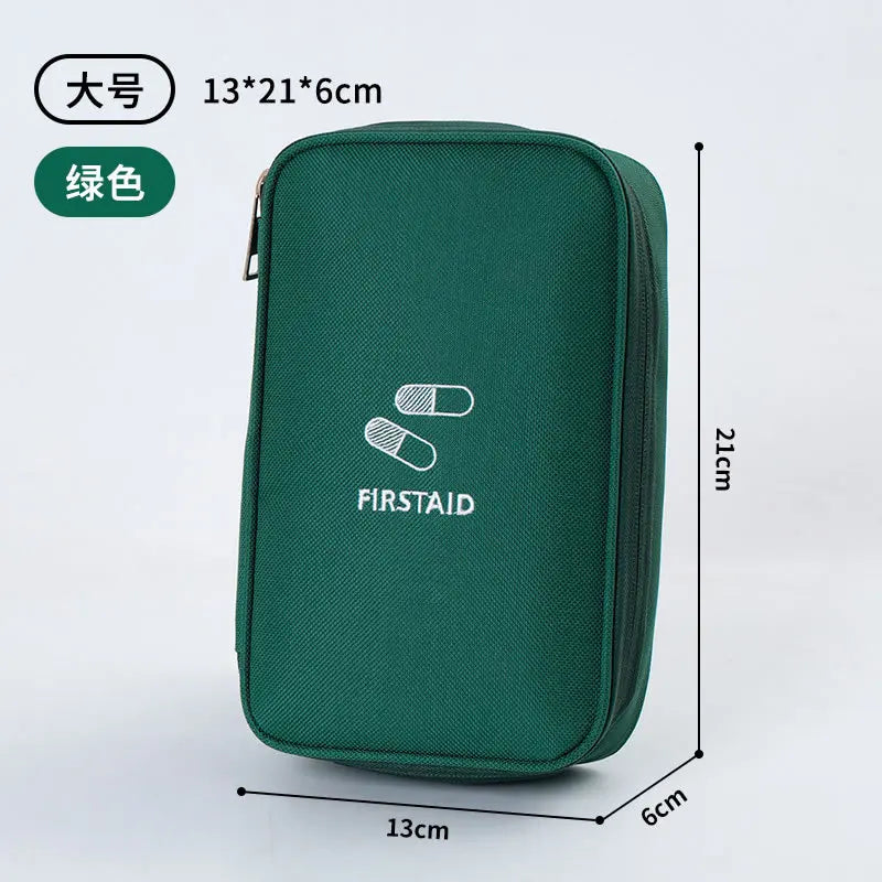 Portable Empty First Aid Kit Medicine Storage Bag Mini Medical Kit Organizer for Travel Sports Pills Management First Aid Bag