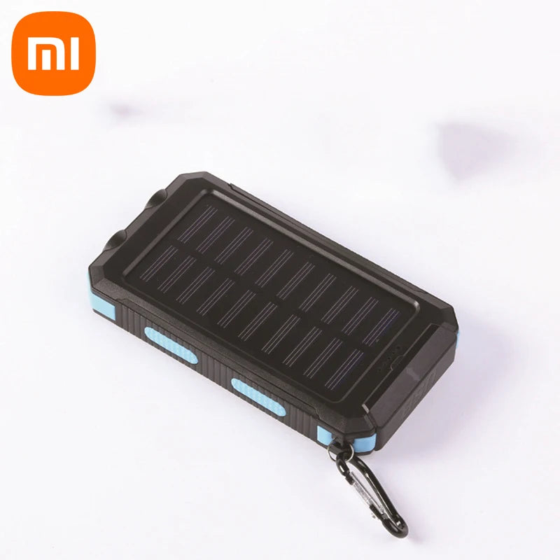 Xiaomi 200000mAh Solar power bank Portable Large Capacity Charger Compatible Lanyard Compass External Battery Outdoor PowerBank