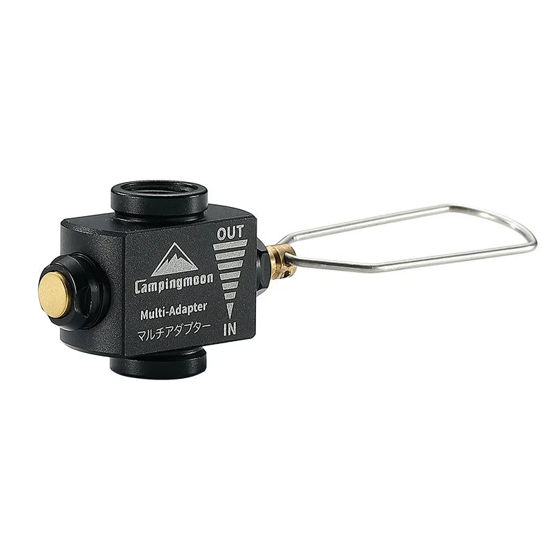 Camping Gas Tank Multi Adapter Campingmoon Z15 Pressure Relief Valve Refilling Gas Tank Charging Adapter