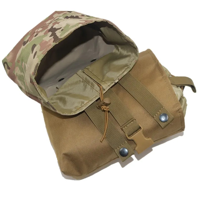 1000D Nylon Tactical Magazine Dump Pouch Outdoor First Aid Kits Molle Mag Drop Pouch Recycling Bag Storage Tool Bag