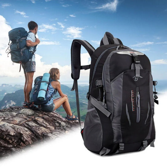 Outdoor Backpack Men's Large Capacity Travel Lightweight Casual Hiking Backpack Sports Waterproof Travel Mountaineering Bag