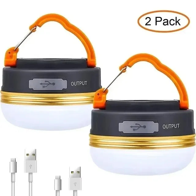 LED Lantern Portable Camping Light 3 Lighting Modes Camplights Hanging Rechargeable Outdoor Tent Home Emergency Lamp with Magnet