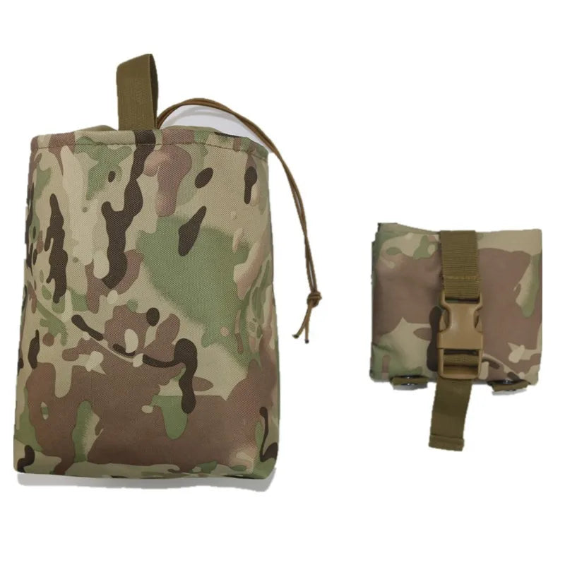 1000D Nylon Tactical Magazine Dump Pouch Outdoor First Aid Kits Molle Mag Drop Pouch Recycling Bag Storage Tool Bag
