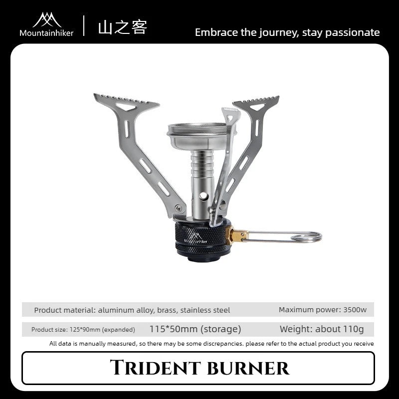 3500W Camping Gas Stove Outdoor Tourist Burner Strong Fire Heater Tourism Cooker Survival Furnace Supplies Equipment Picnic