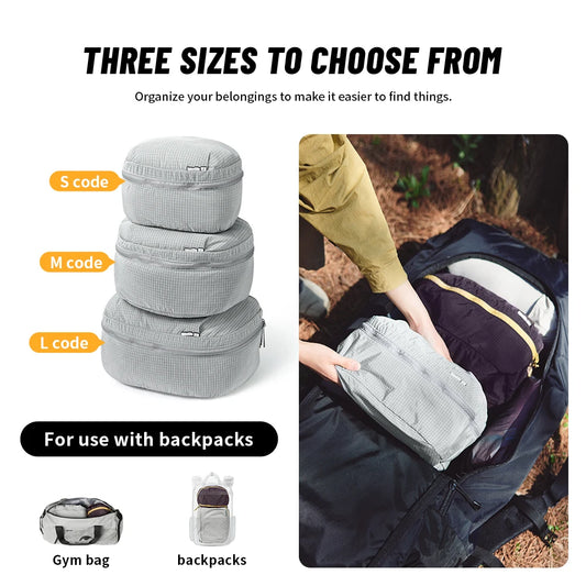 Naturehike Cloud Barn Backpack Split Organizer Bag Ultralight Outdoor Camping Hiking Storage Bag Splash-proof Machine Washable