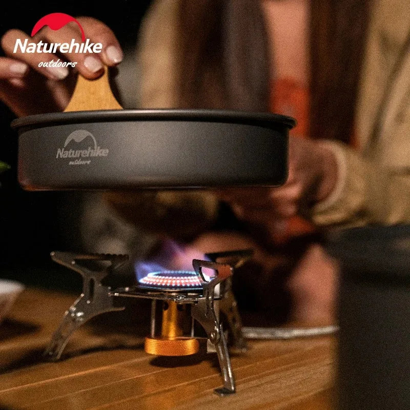 Naturehike 2026 New Camping Gas Stove High FirePower Folding Stable Gas Burner Picnic Hiking Winter Portable Cookingware Stove