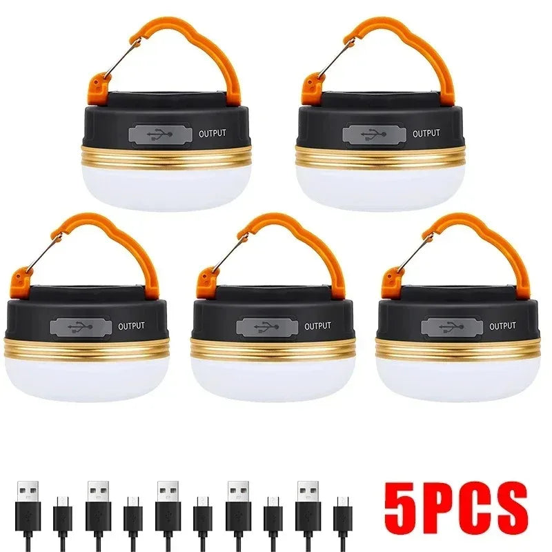 LED Lantern Portable Camping Light 3 Lighting Modes Camplights Hanging Rechargeable Outdoor Tent Home Emergency Lamp with Magnet