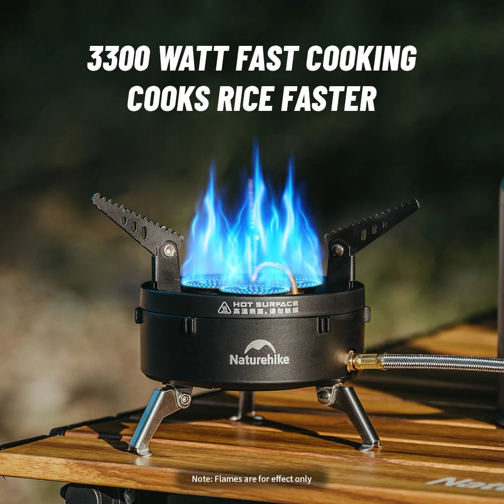 Naturehike Faint Star Camping IGT Stove Outdoor Foldable Gas Stove Butane Fuel Stove Tourist Gas Burner Picnic Stove  Cookware