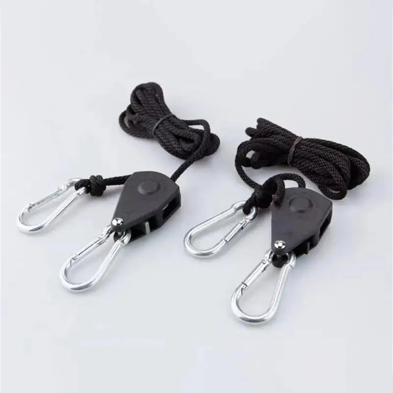 Inch Adjustable Grow Light Rope Ratchet Hanger Yoyo For Indoor Growing Light Tent Room Box GreenhouseFixtures