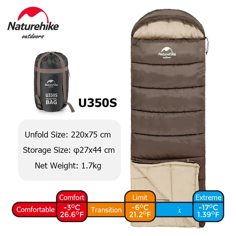 Naturehike Sleeping Bag Ultralight Cotton Sleeping Bags Camping Gear Emergency Sleeping Bag Camp Sleeping Gears Ice Flame Quilt