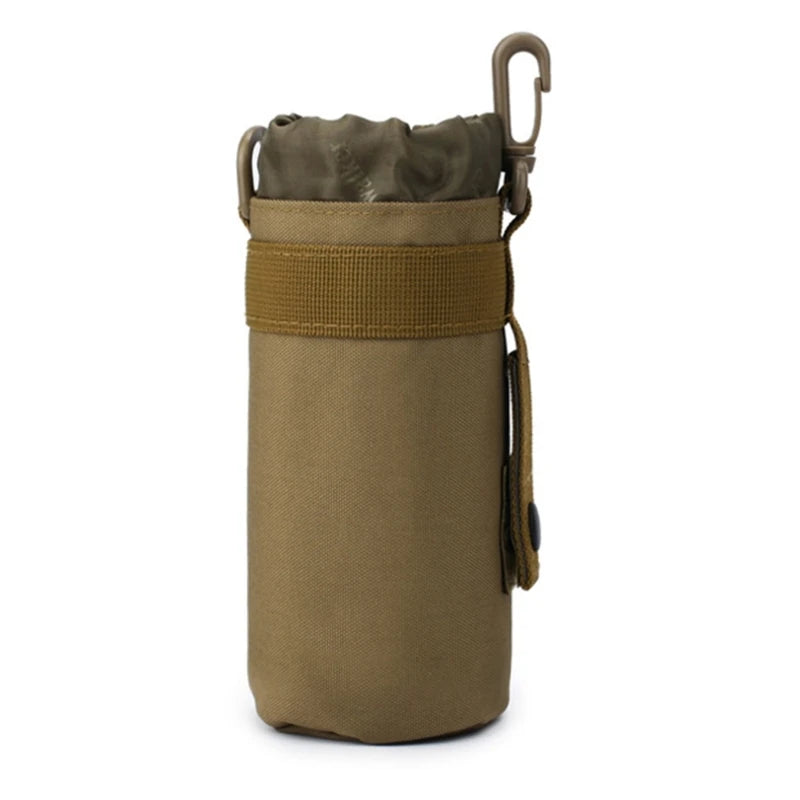 Webbing Tactic Water Bottle Drawstring Bottle Holder Hiking Travel
